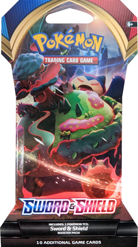 Pokemon TCG Sword and Shield Sword and Shield Base Set Sleeved Booster Pack booster pack