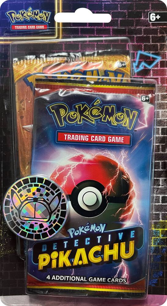 Pokemon TCG Detective Pikachu Detective Pikachu Two Pack Blister booster pack