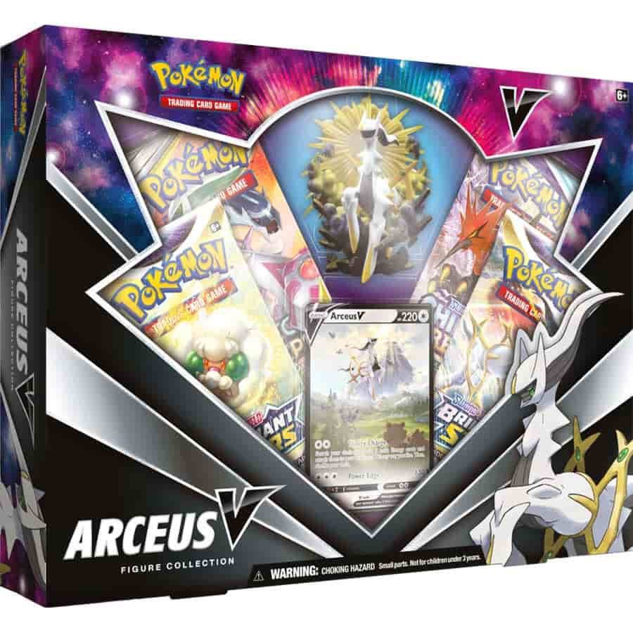 Pokemon TCG Brilliant Stars Brilliant Stars Arceus V Figure Collection sealed box