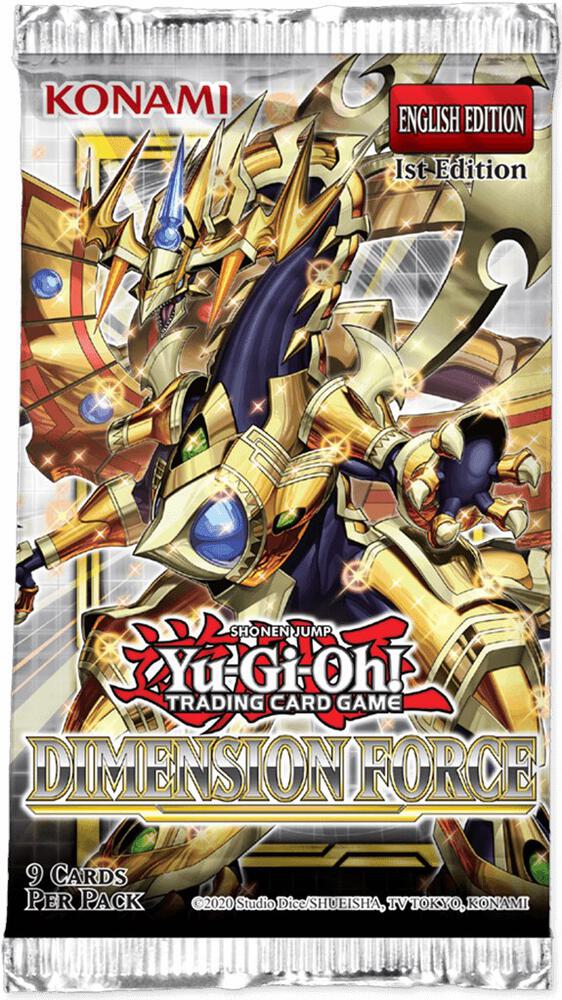 Yu-Gi-Oh! TCG Dimension Force Dimension Force Booster Pack 1st Edition booster pack