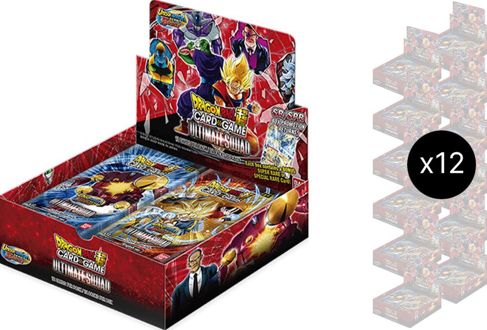 Dragon Ball Super Card Game Ultimate Squad Ultimate Squad Booster Box Case sealed box
