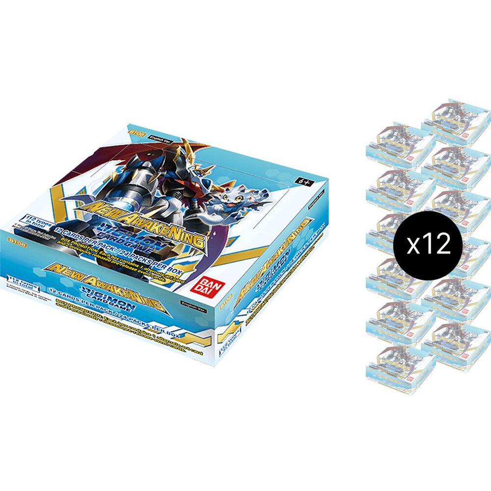 Digimon Card Game New Awakening New Awakening Booster Box Case sealed box