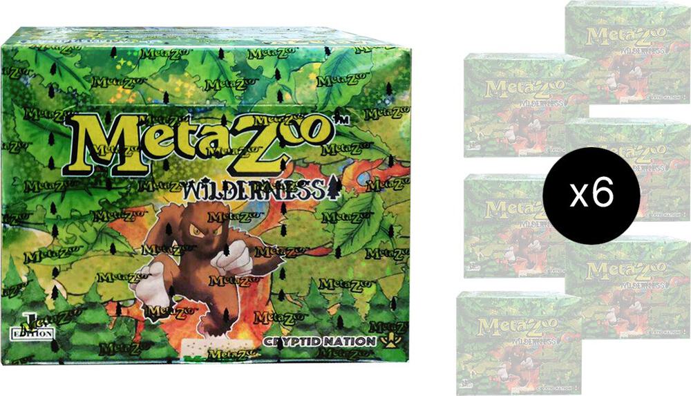 MetaZoo TCG Wilderness Wilderness First Edition Booster Box Case sealed box