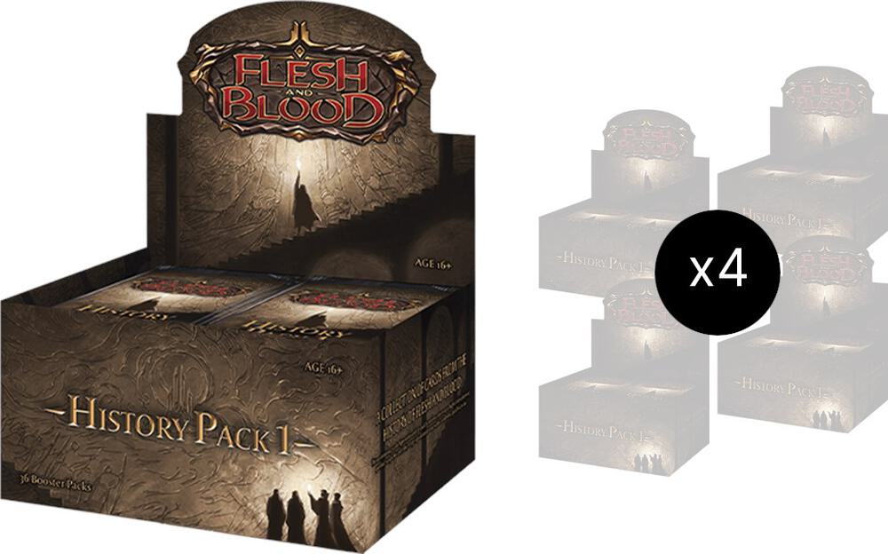 Flesh and Blood TCG History Pack 1 History Pack 1 Booster Box Case sealed box