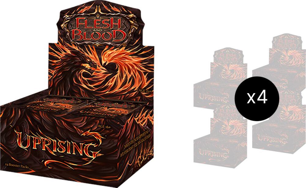 Flesh and Blood TCG Uprising Uprising Booster Box Case sealed box