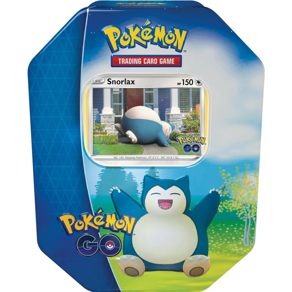 Pokemon TCG Pokemon GO Pokemon GO Tin Snorlax trading card product
