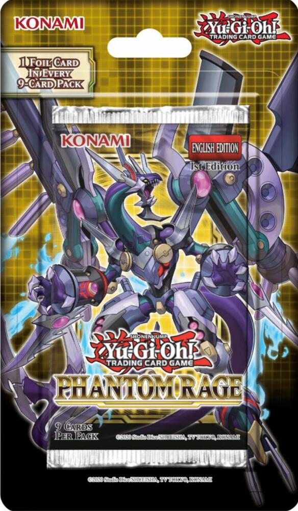 Yu-Gi-Oh! TCG Phantom Rage Phantom Rage Blister Pack 1st Edition booster pack