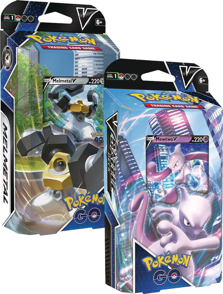 Pokemon TCG Pokemon GO Pokemon GO Melmetal V Mewtwo V Battle Decks Set of 2 deck product