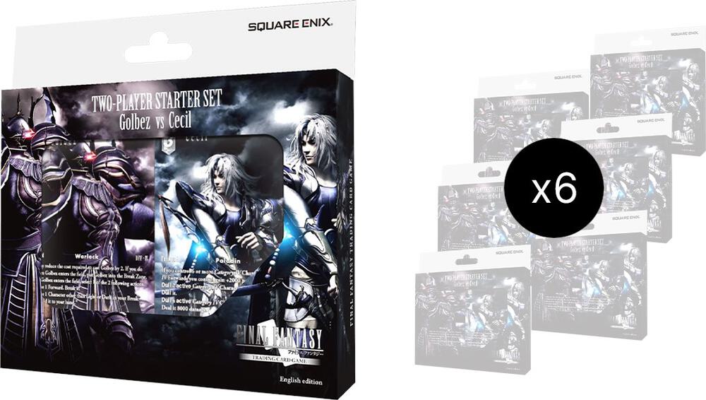 Final Fantasy TCG Rebellions Call Two Player Starter Set Display Golbez vs Cecil deck product