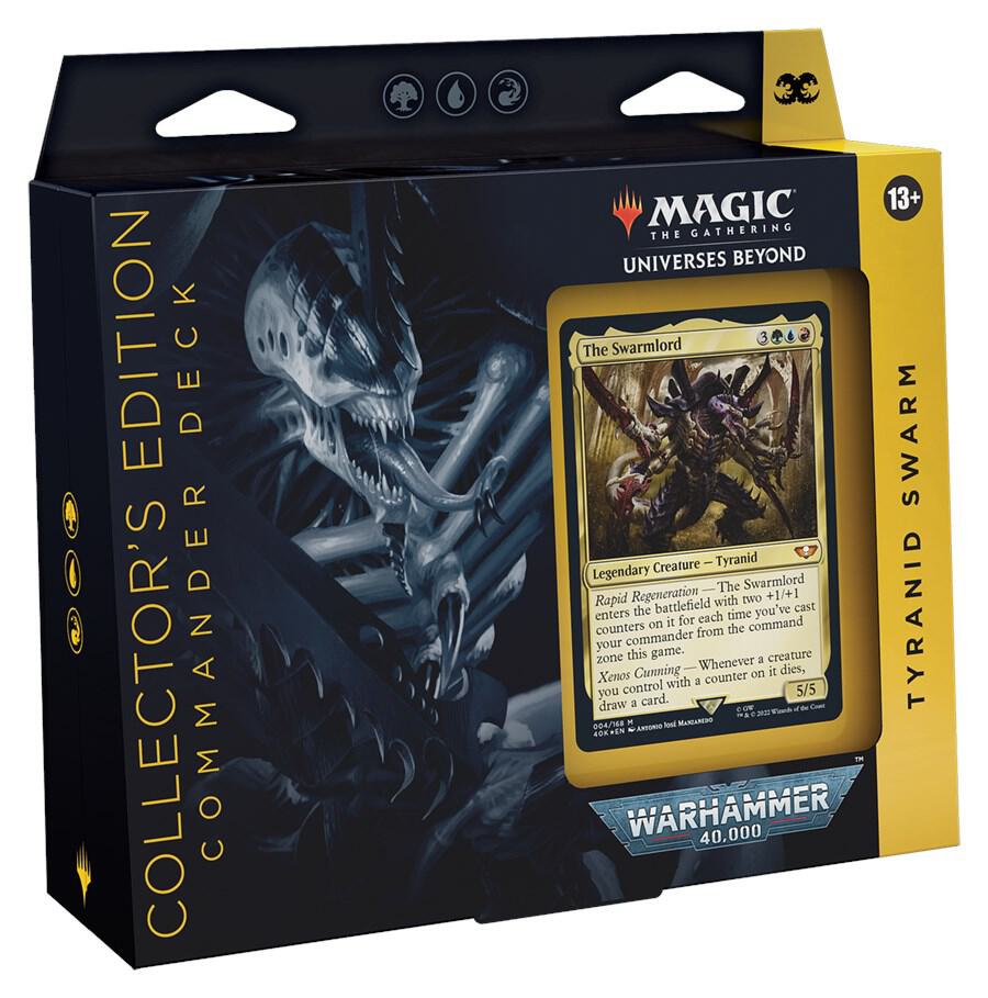 Magic the Gathering Universes Beyond Warhammer 40000 Universes Beyond Warhammer 40000 Tyranid Swarm Commander Deck Collectors Edition deck product