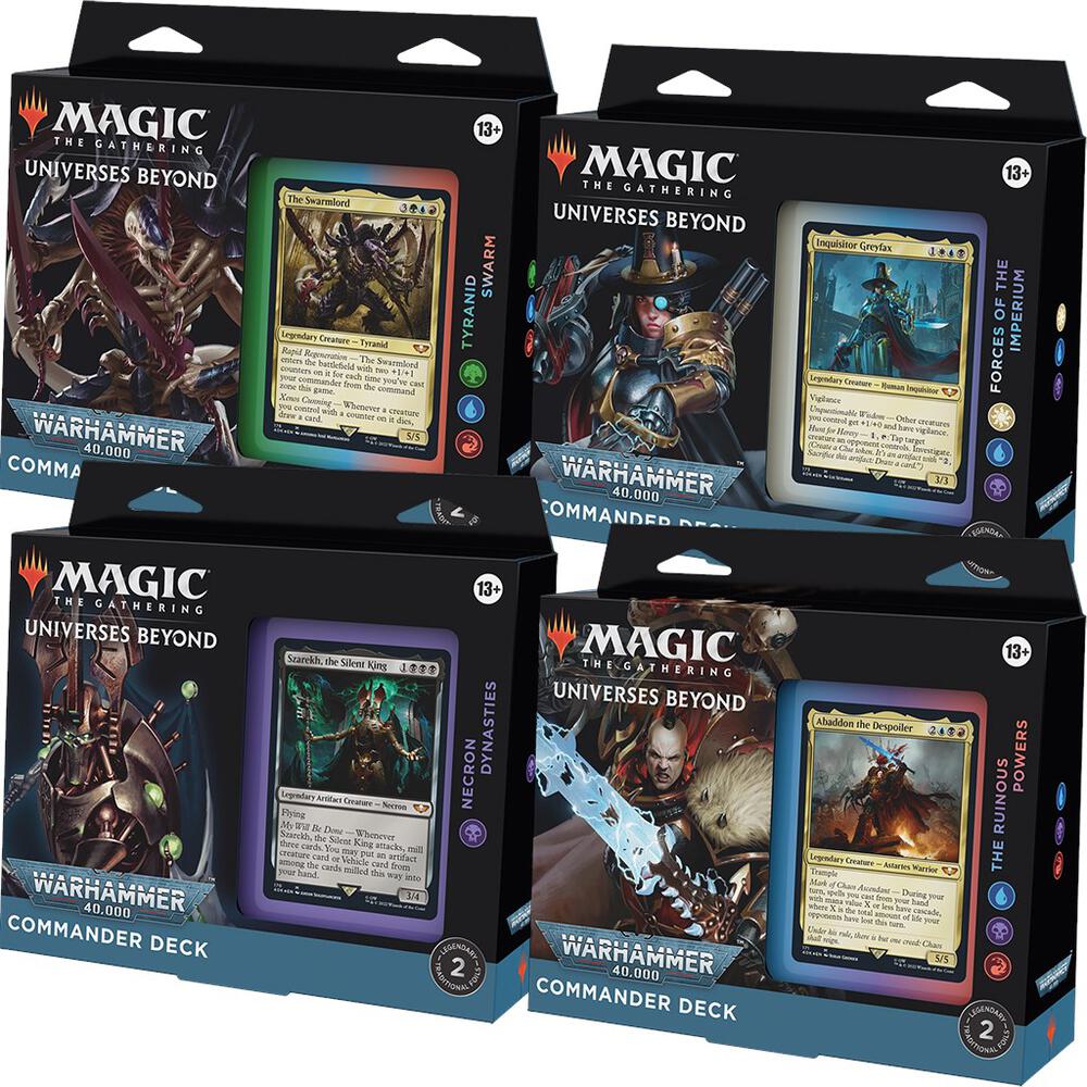 Magic the Gathering Universes Beyond Warhammer 40000 Universes Beyond Warhammer 40000 Commander Deck Case sealed box