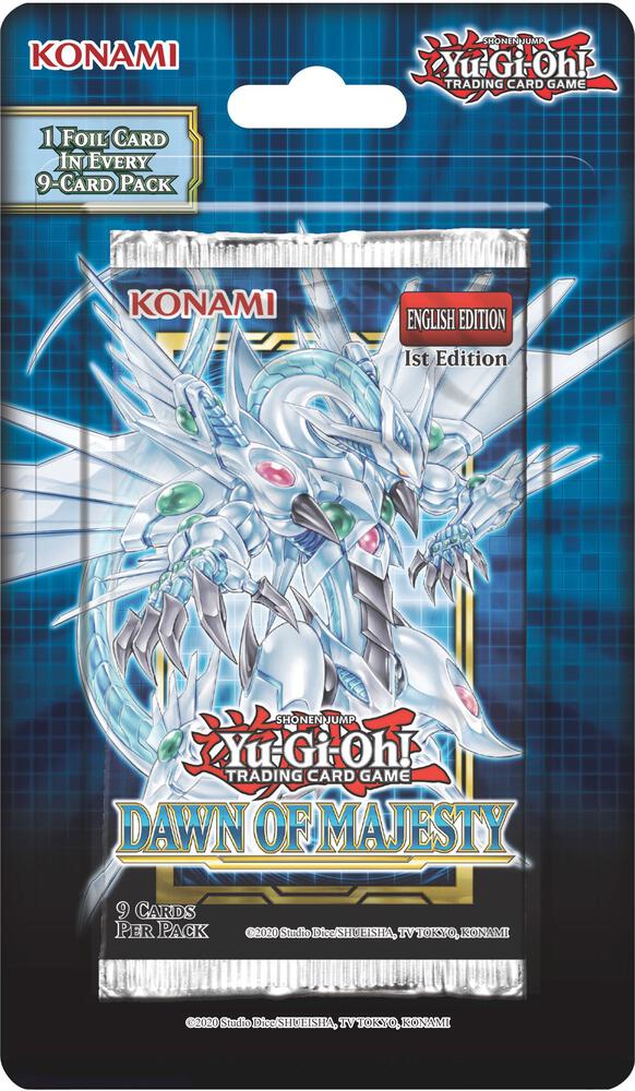 Yu-Gi-Oh! TCG Dawn of Majesty Dawn of Majesty Blister Pack 1st Edition booster pack