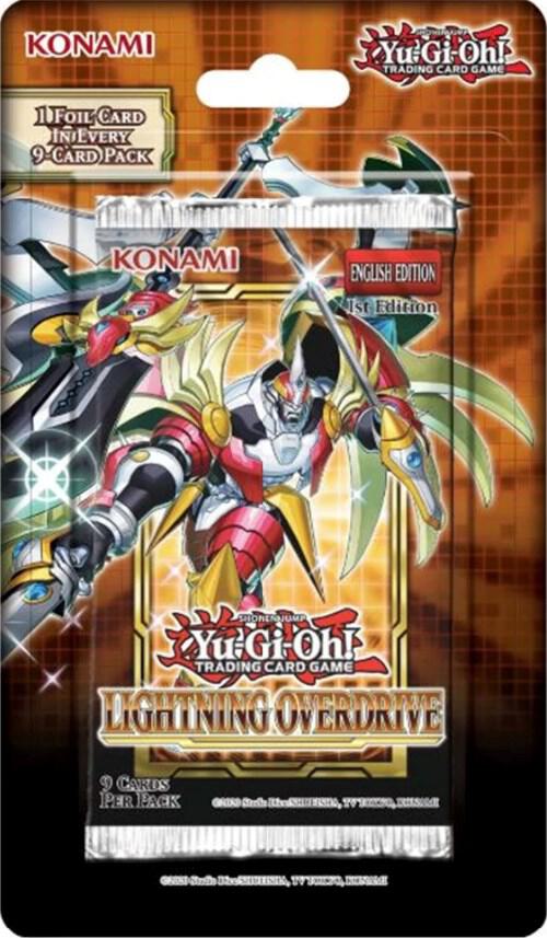 Yu-Gi-Oh! TCG Lightning Overdrive Lightning Overdrive Blister Pack 1st Edition booster pack