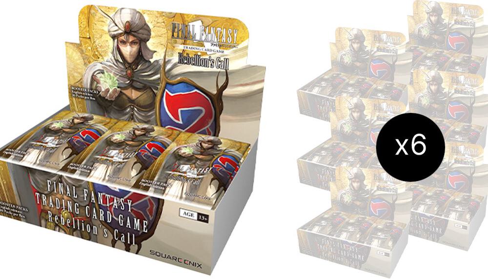 Final Fantasy TCG Rebellions Call Booster Box Case sealed box