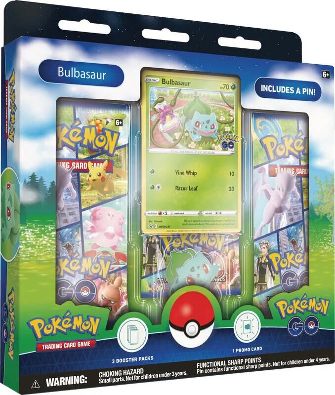 Pokemon TCG Pokemon GO Pokemon GO Pin Collection Bulbasaur sealed box