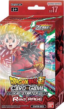 Dragon Ball Super Card Game Dawn of the Z Legends Starter Deck 17 Red Rage deck product