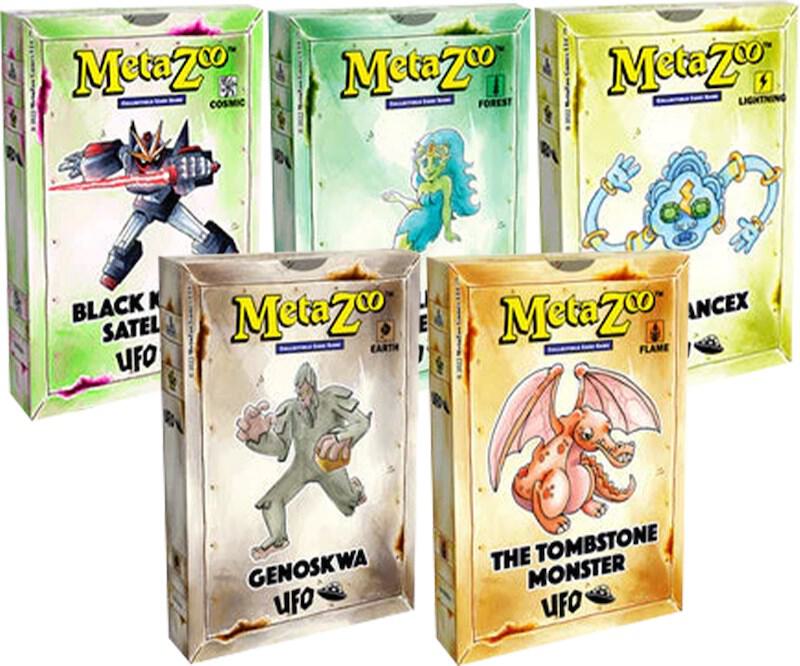 MetaZoo TCG UFO UFO First Edition Tribal Theme Deck Set of 5 deck product