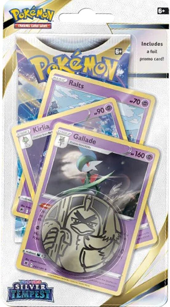 Pokemon TCG Silver Tempest Silver Tempest Premium Checklane Blister Gallade booster pack