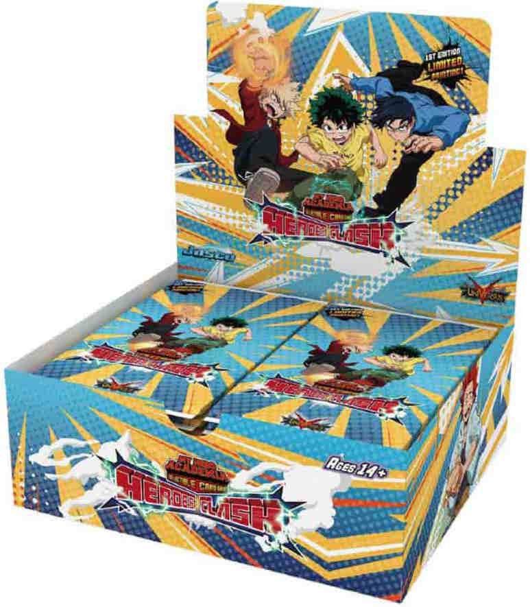UniVersus Card Game My Hero Academia My Hero Academia Heroes Clash Booster Box 1st Edition sealed box