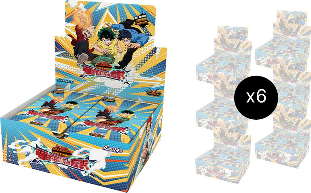 UniVersus Card Game My Hero Academia My Hero Academia Heroes Clash Booster Box Case 1st Edition sealed box