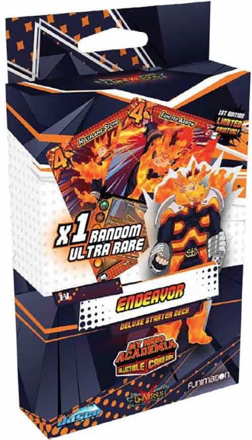 UniVersus Card Game My Hero Academia My Hero Academia Heroes Clash Deluxe Starter Deck Endeavor 1st Edition deck product