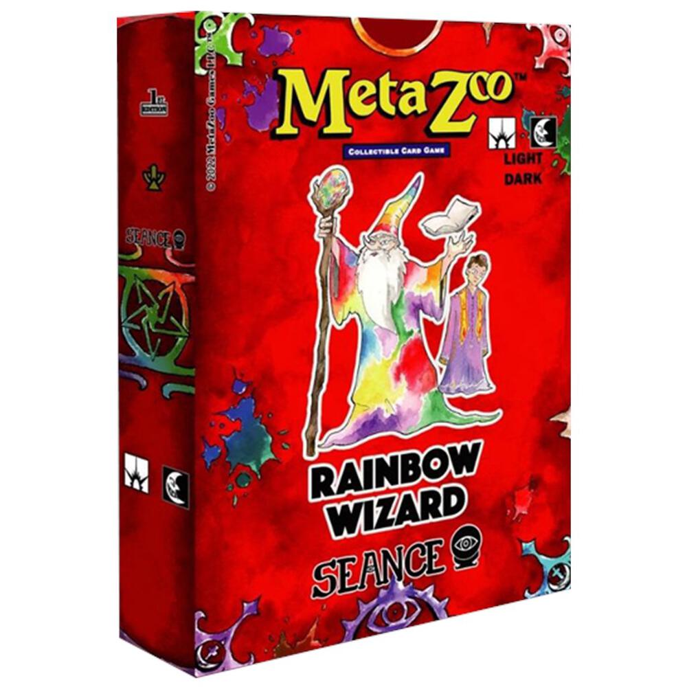 MetaZoo TCG Seance Seance First Edition Tribal Theme Deck Rainbow Wizard deck product