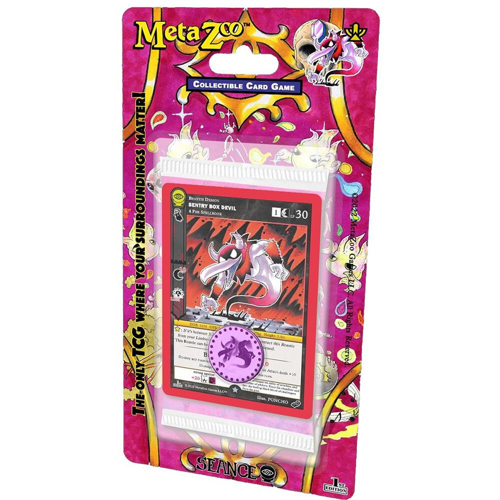 MetaZoo TCG Seance Seance First Edition Blister Pack Sentry Box Devil sealed box