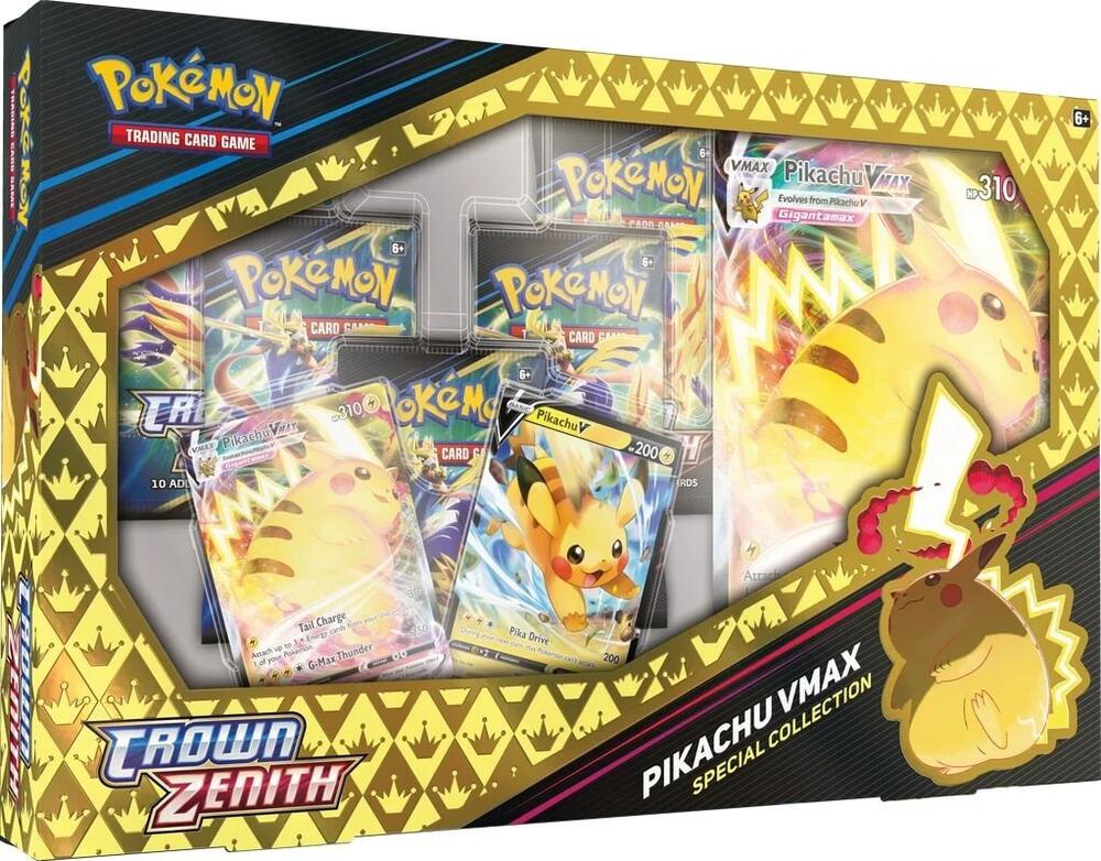 Pokemon TCG Crown Zenith Crown Zenith Pikachu VMAX Special Collection sealed box