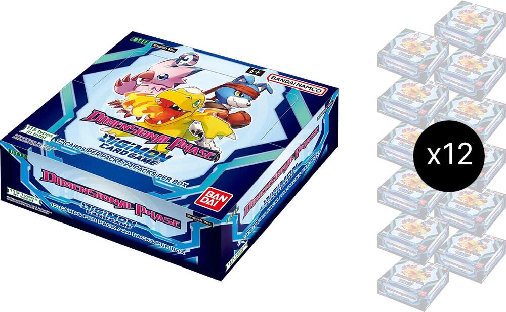 Digimon Card Game Dimensional Phase Dimensional Phase Booster Box Case sealed box