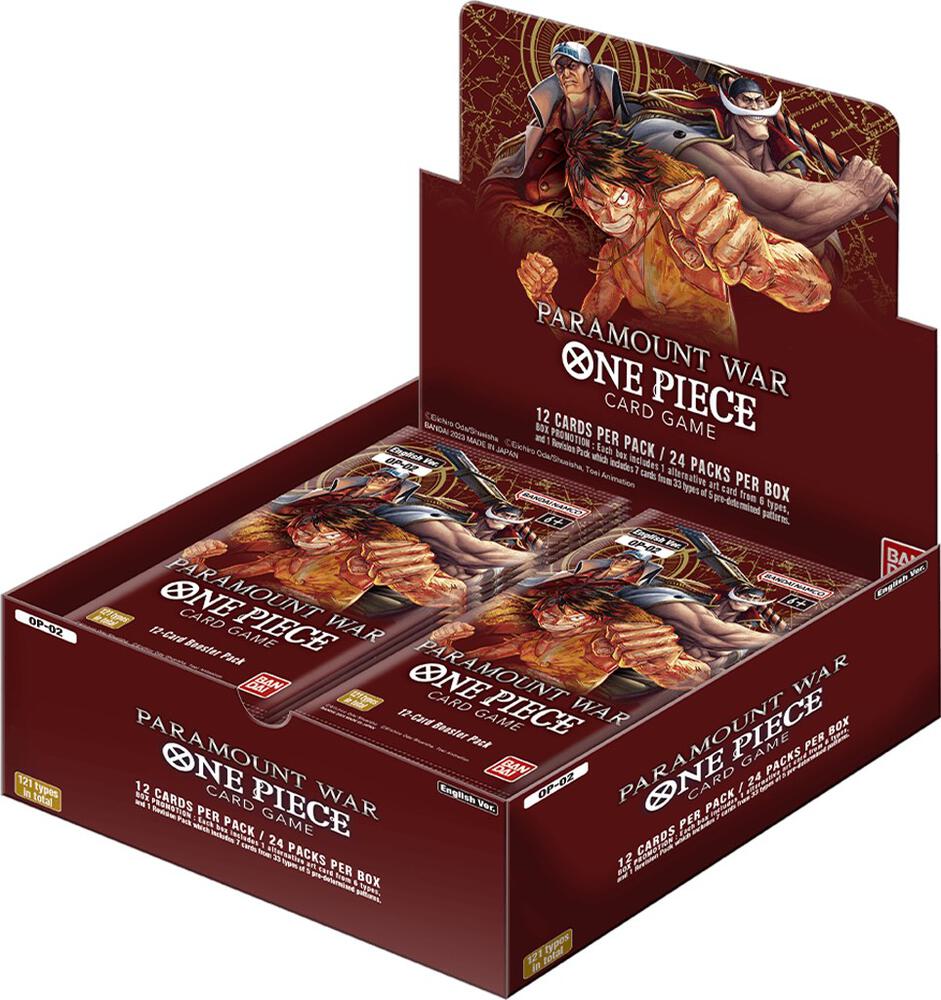 One Piece Card Game Paramount War Paramount War Booster Box sealed box