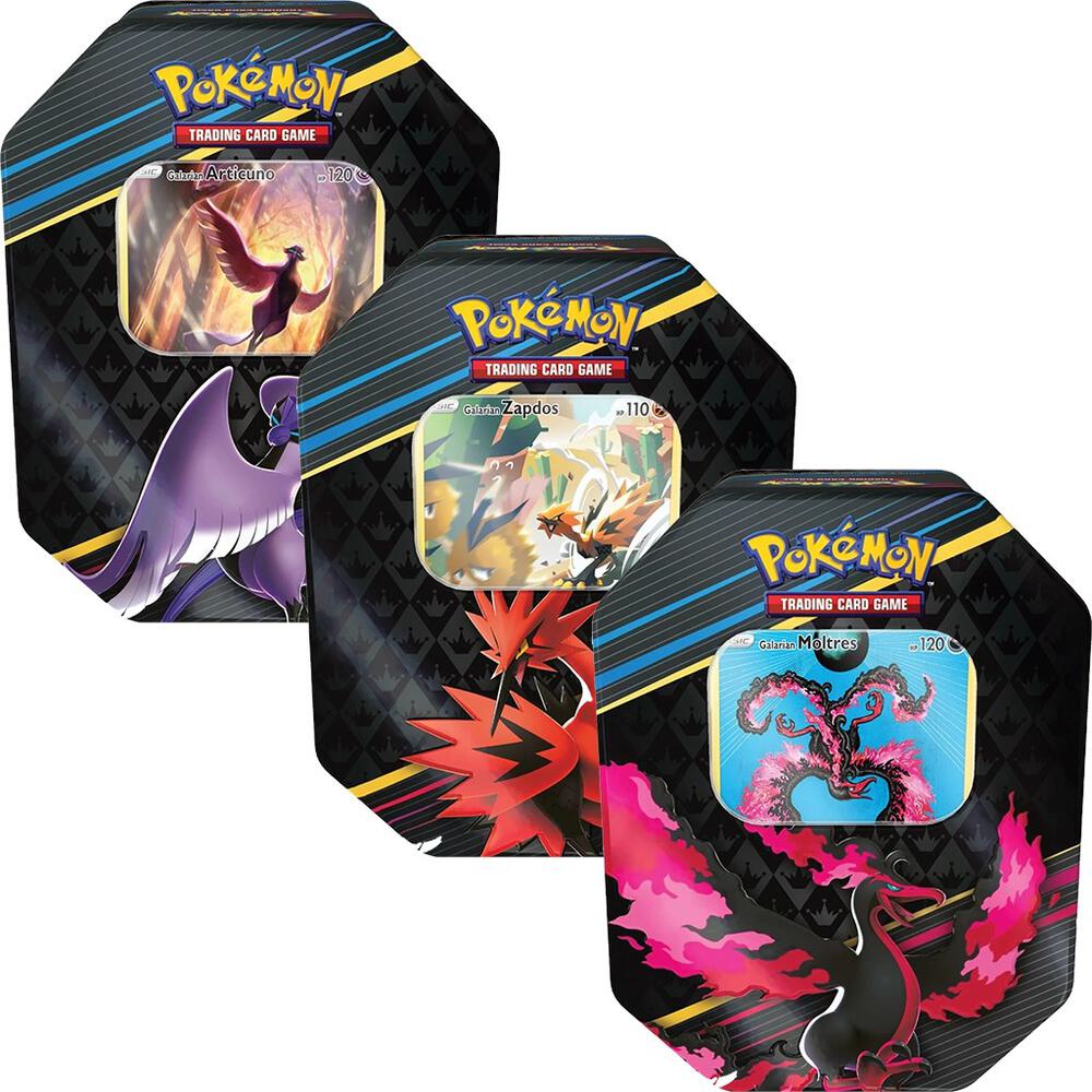 Pokemon TCG Crown Zenith Crown Zenith Tin Set of 3 International Version trading card product