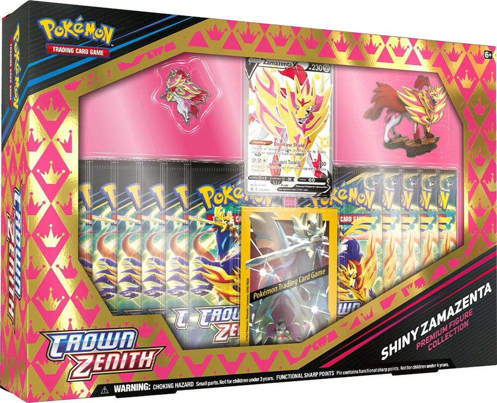 Pokemon TCG Crown Zenith Crown Zenith Premium Figure Collection Shiny Zamazenta sealed box