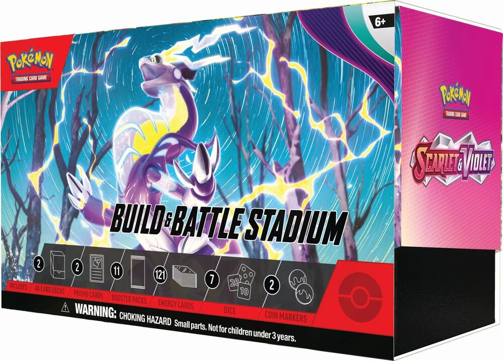 Pokemon TCG Scarlet and Violet Scarlet and Violet Build and Battle Stadium trading card product