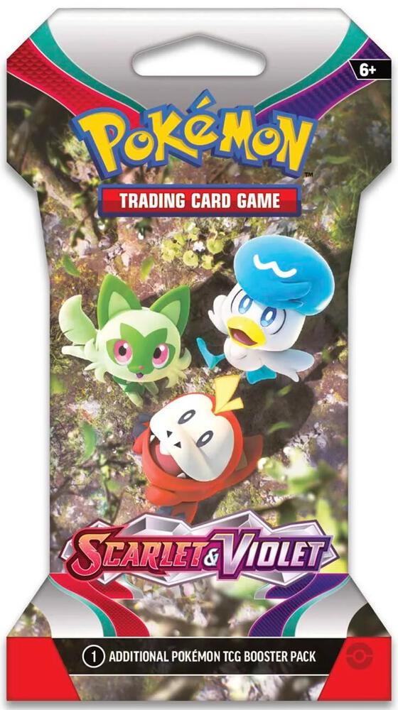 Pokemon TCG Scarlet and Violet Scarlet and Violet Sleeved Booster Pack booster pack