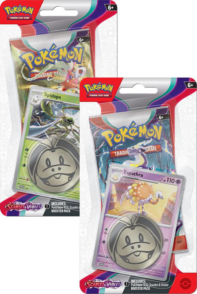 Pokemon TCG Scarlet and Violet Scarlet and Violet Single Pack Blister Set of 2 booster pack