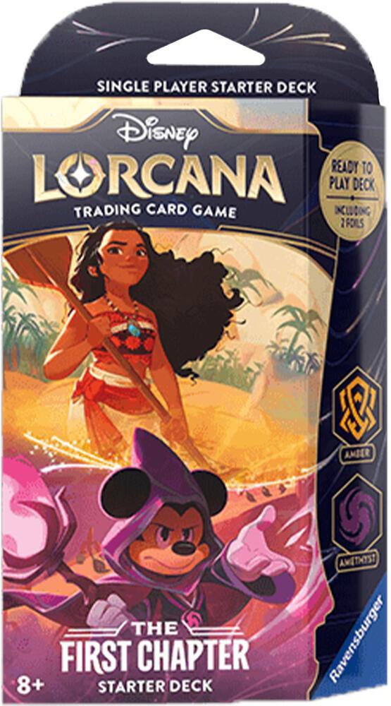 Disney Lorcana The First Chapter The First Chapter Starter Deck Amber and Amethyst deck product