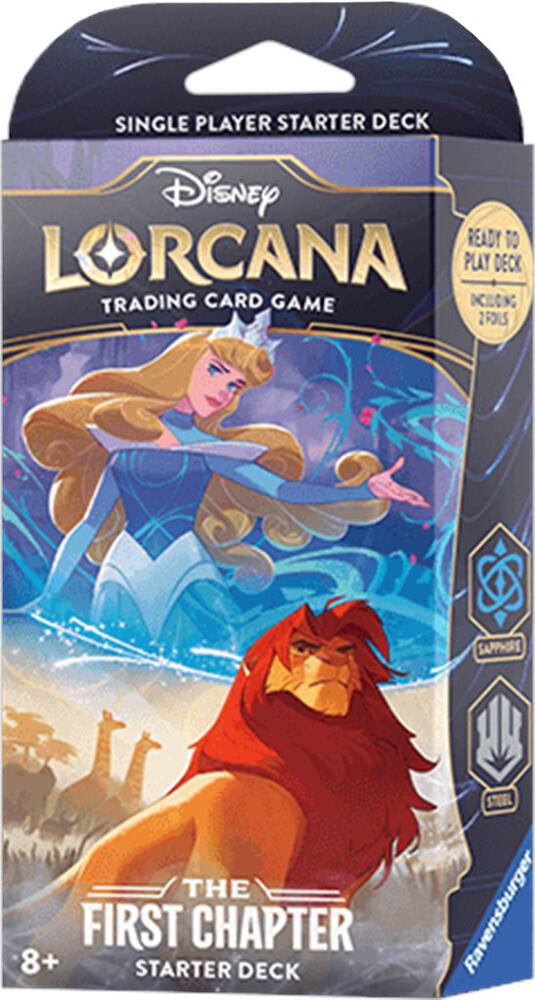 Disney Lorcana The First Chapter The First Chapter Starter Deck Sapphire and Steel deck product