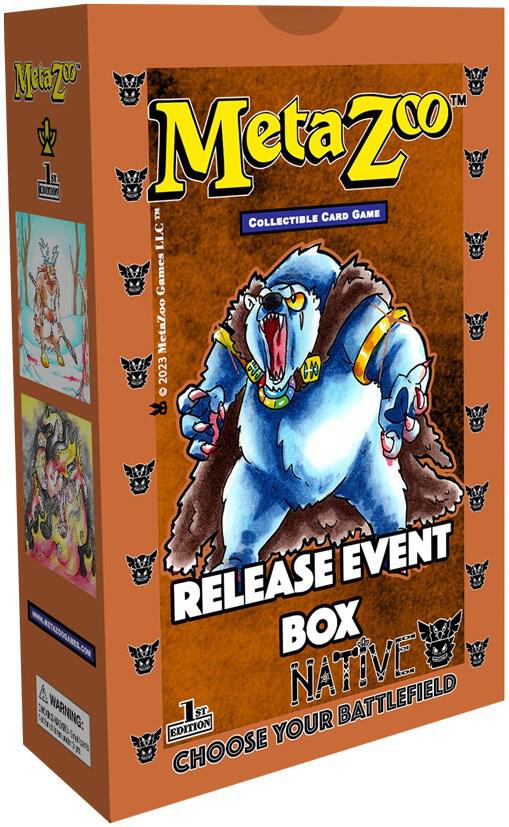MetaZoo TCG Native Native Release First Edition Event Box sealed box