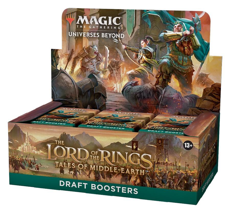 Magic the Gathering Universes Beyond The Lord of the Rings Tales of Middle earth Universes Beyond The Lord of the Rings Tales of Middle earth Draft Booster Box sealed box