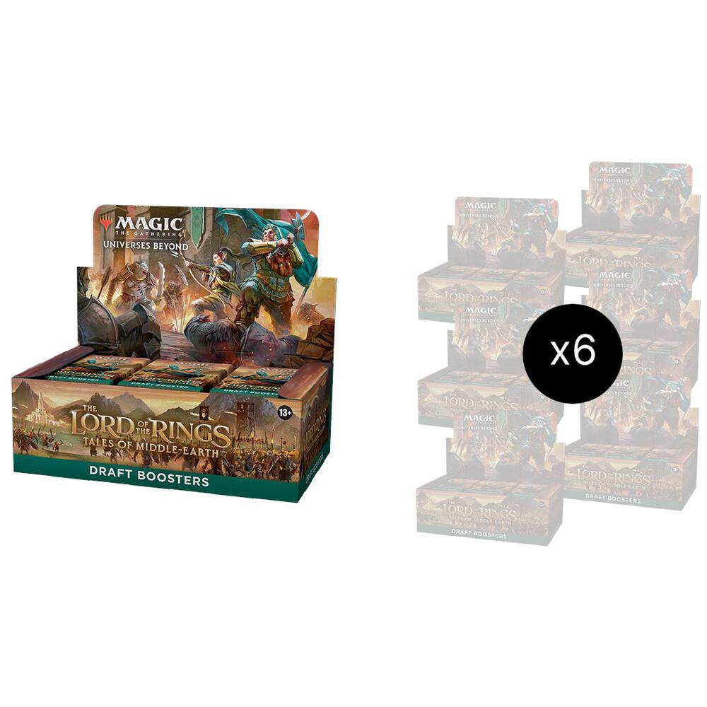 Magic the Gathering Universes Beyond The Lord of the Rings Tales of Middle earth Universes Beyond The Lord of the Rings Tales of Middle earth Draft Booster Box Case sealed box