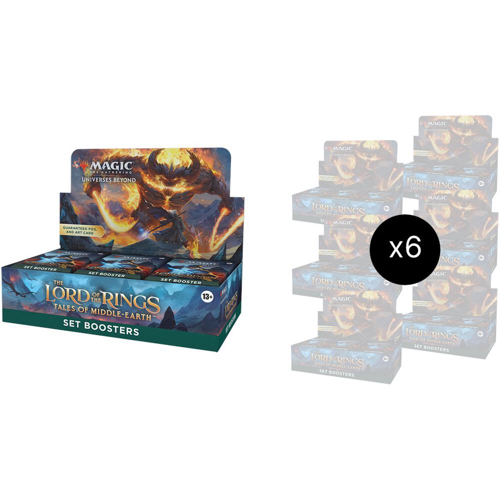 Magic the Gathering Universes Beyond The Lord of the Rings Tales of Middle earth Universes Beyond The Lord of the Rings Tales of Middle earth Set Booster Box Case sealed box