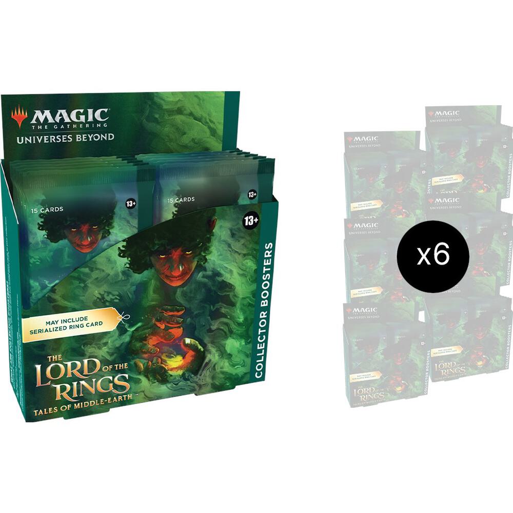 Magic the Gathering Universes Beyond The Lord of the Rings Tales of Middle earth Universes Beyond The Lord of the Rings Tales of Middle earth Collector Booster Display Case sealed box