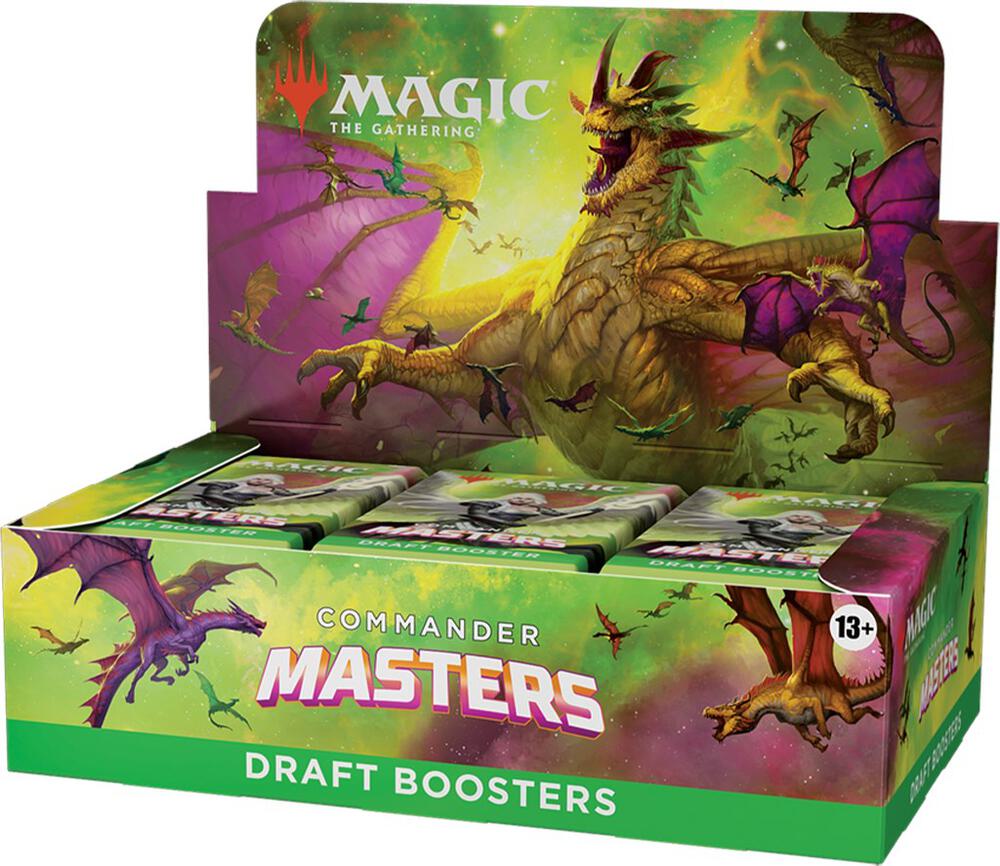 Magic the Gathering Commander Masters Commander Masters Draft Booster Box sealed box