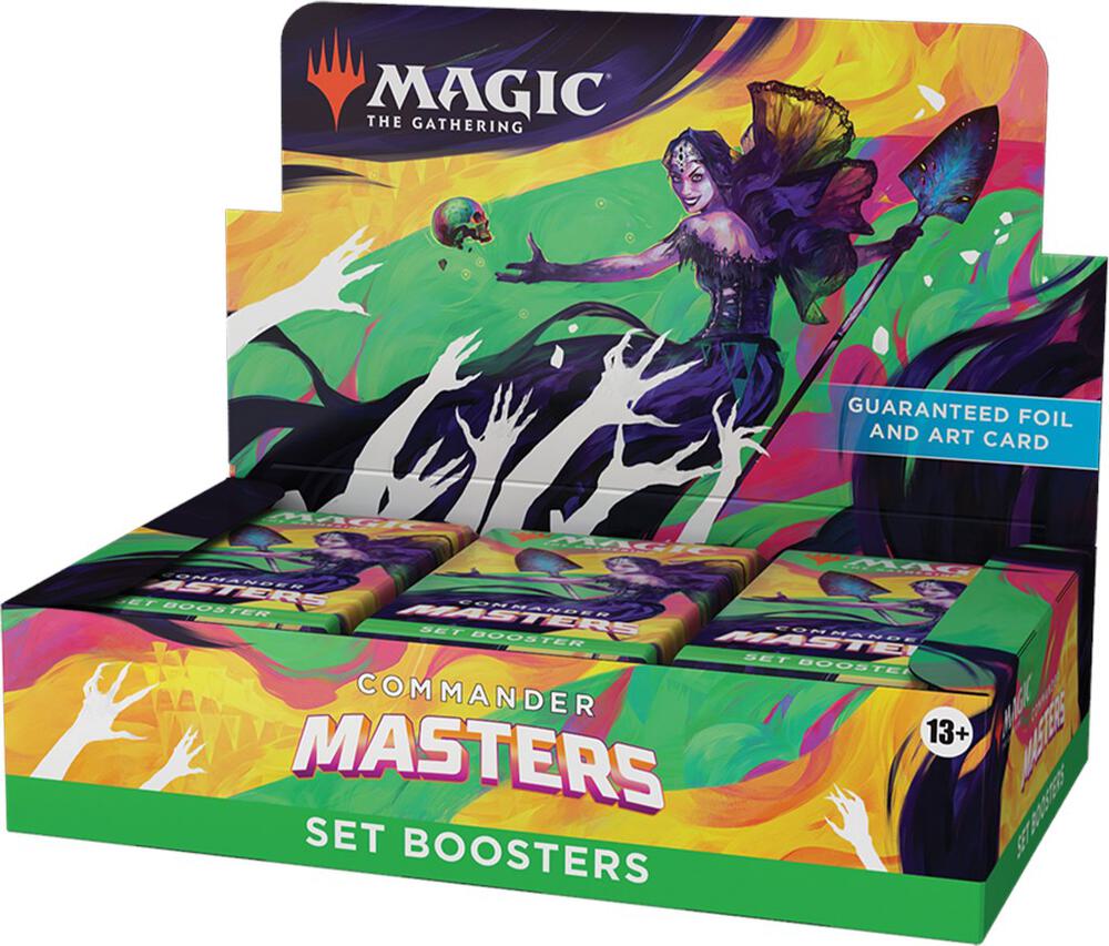 Magic the Gathering Commander Masters Commander Masters Set Booster Box sealed box
