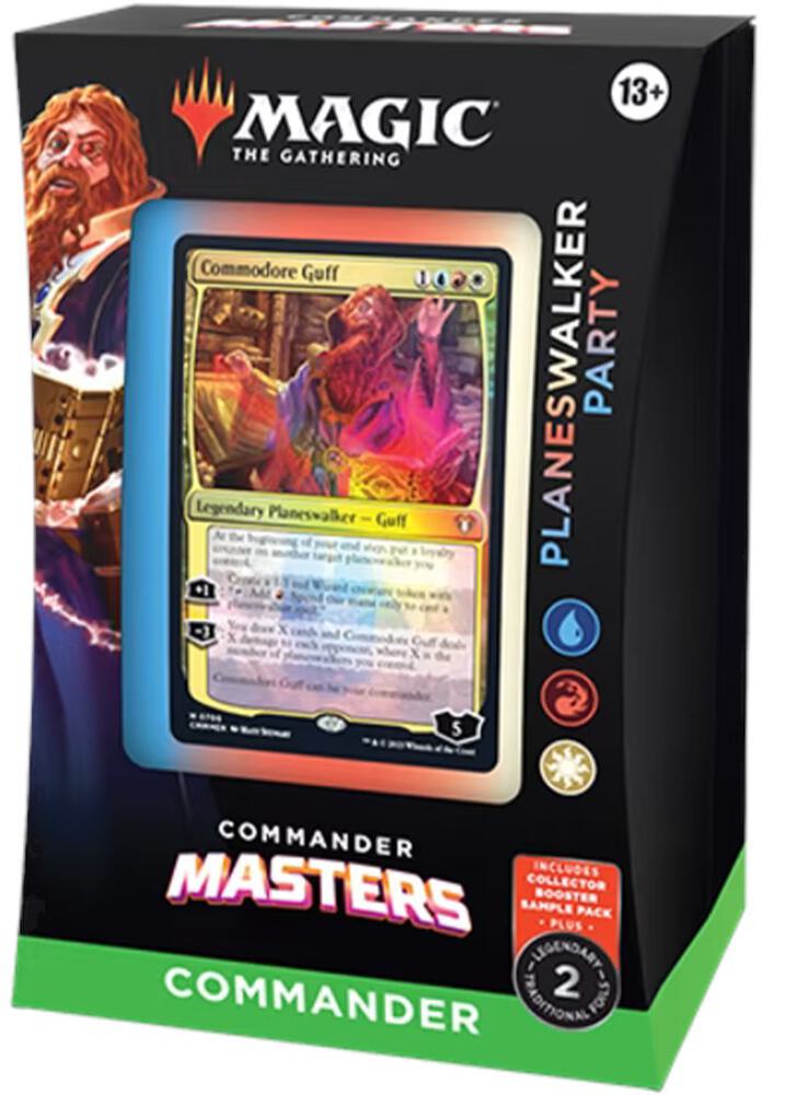 Magic the Gathering Commander Masters Commander Masters Commander Deck Planeswalker Party deck product