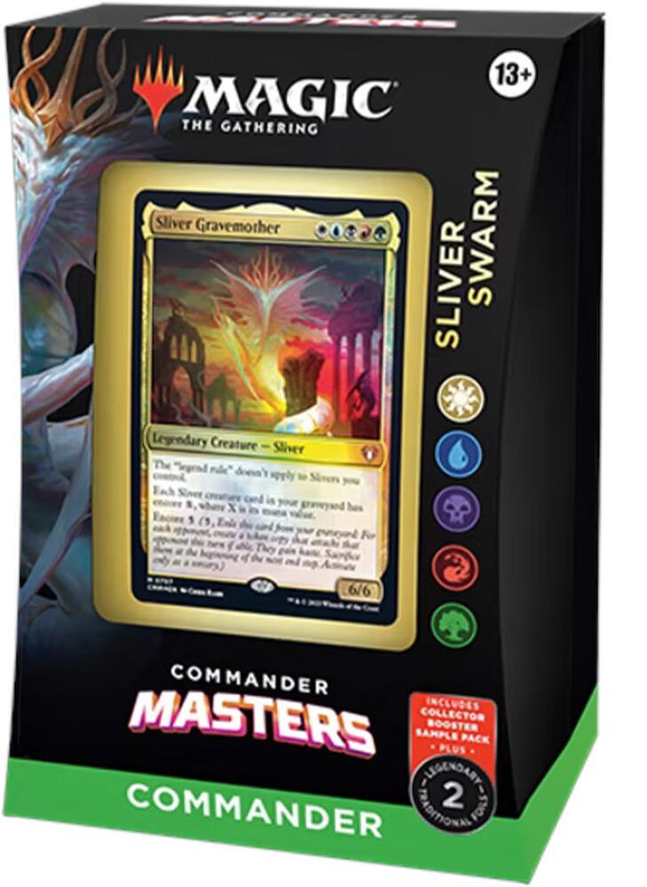 Magic the Gathering Commander Masters Commander Masters Commander Deck Sliver Swarm deck product