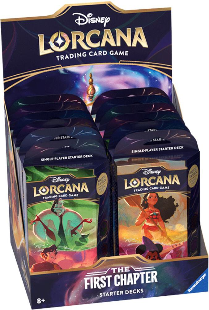 Disney Lorcana The First Chapter The First Chapter Starter Deck Display deck product
