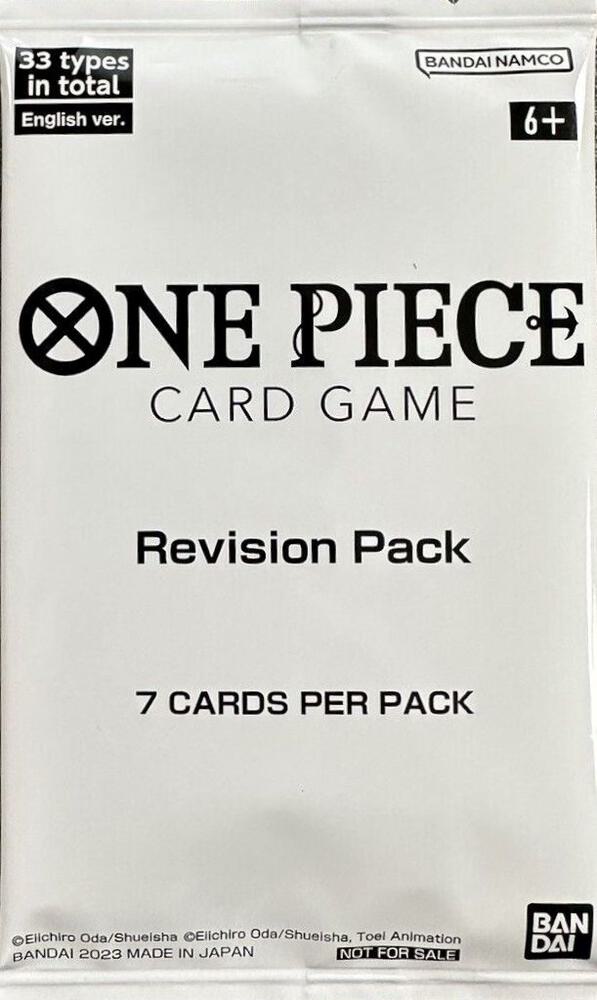 One Piece Card Game Paramount War Paramount War Revision Pack booster pack
