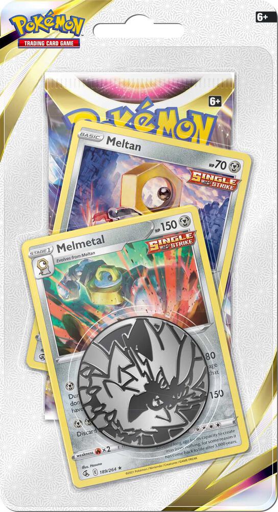 Pokemon TCG Astral Radiance Astral Radiance Premium Checklane Blister Melmetal booster pack