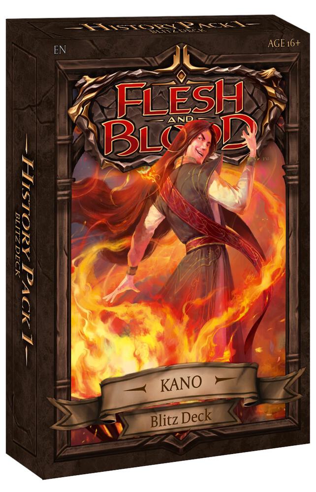 Flesh and Blood TCG Historic Pack 1 Blitz Deck Kano booster pack